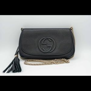 Gucci soho crossbody tessel leather shoulder bag